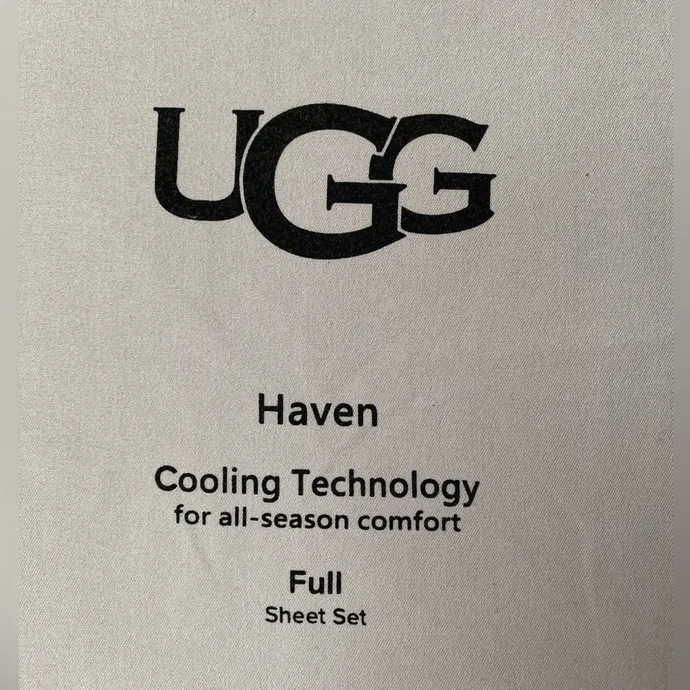 UGG Haven Cooling Full Sheet Set - Cream